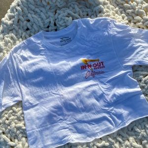 In N Out Cropped Tee